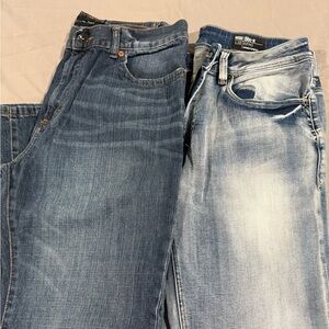 2 pair men’s designer jeans